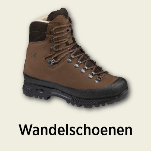 bruine stevige wandelschoen