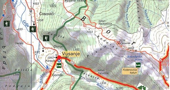 Peaks of the Balkans Map