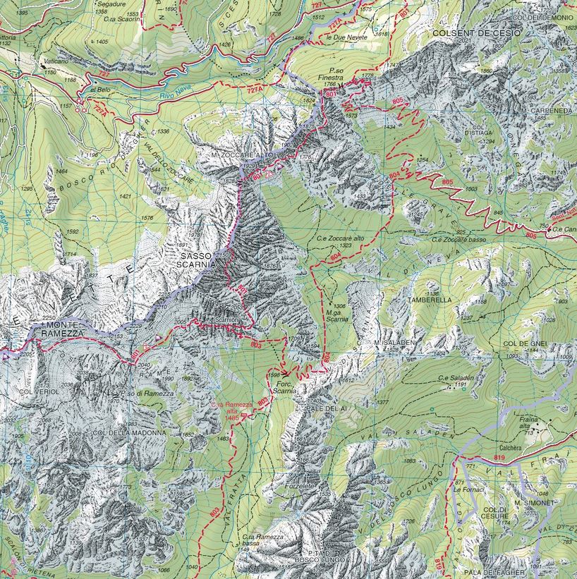 023 Alpi Feltrine Le Vette - Cimonega
