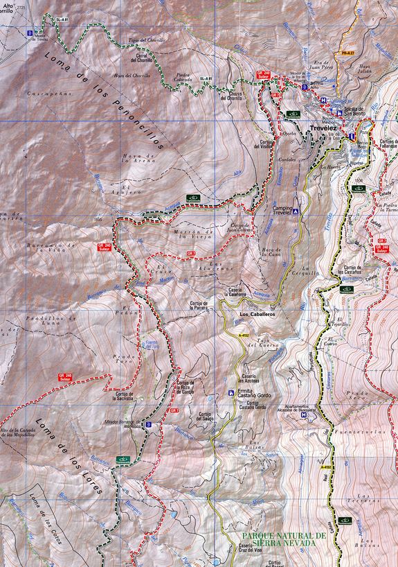 La Alpujarra 1:25.000