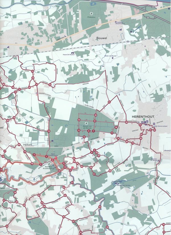 Kempense Netevallei wandelnetwerk 365km