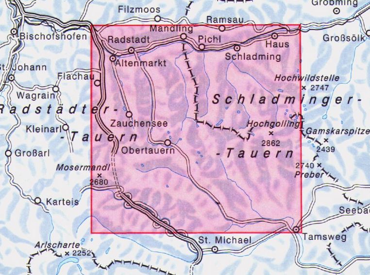 Niedere Tauern II 45/2 - 1/50