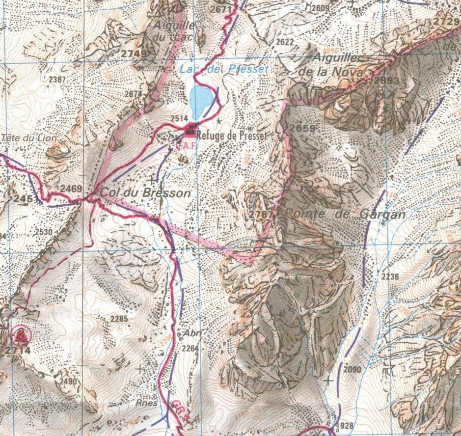 1747ET Bagnères-de-Bigorre / Pic du Midi de Bigorre gps - 1/25