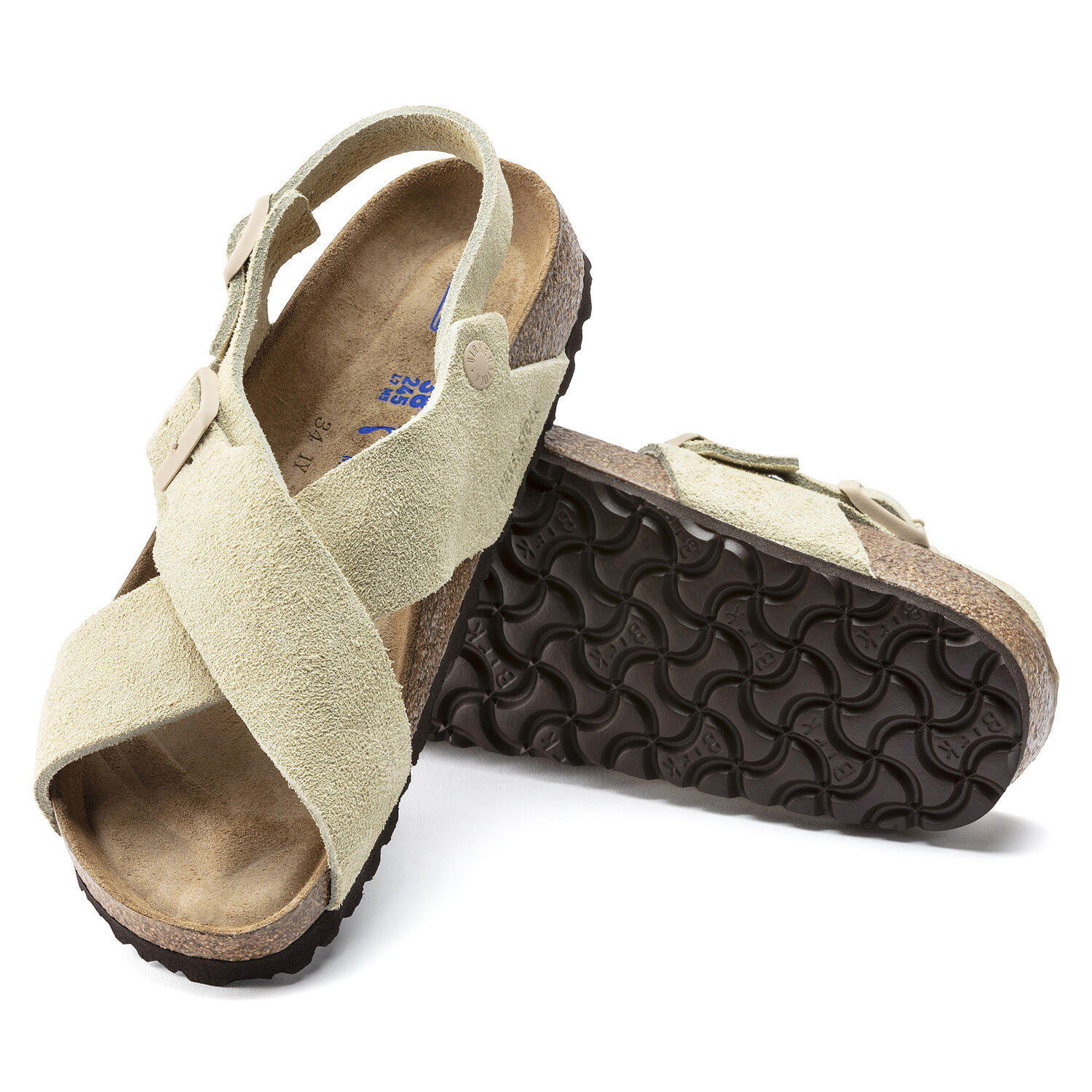 Tulum Soft Footbed Almond - Suede Leather