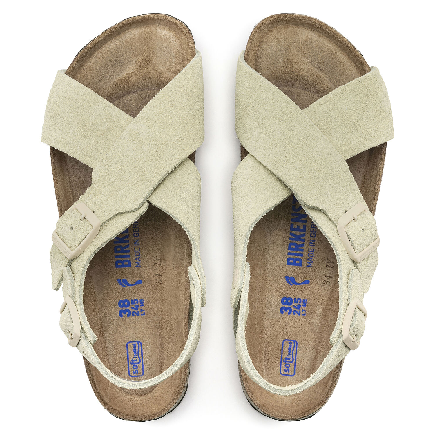 Tulum Soft Footbed Almond - Suede Leather