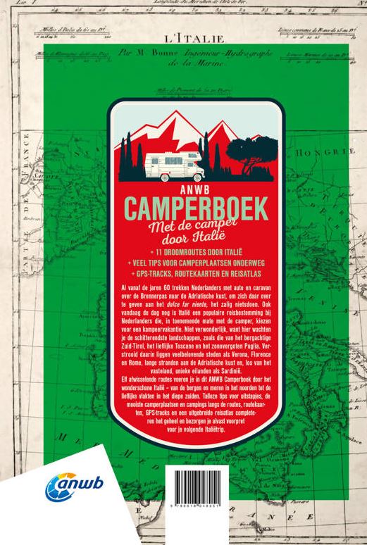 Camperboek Italië - De mooiste routes met de camper