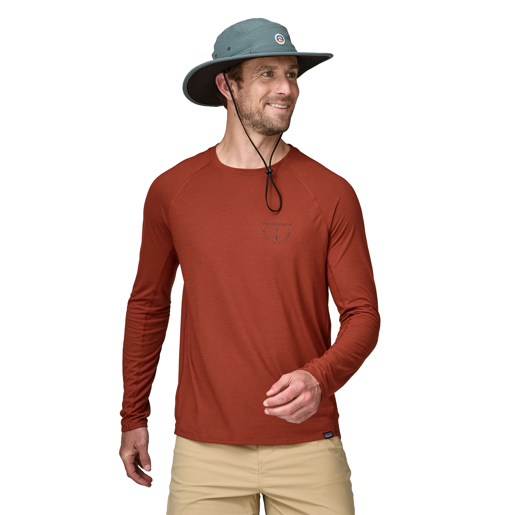 Men's L/S Cap Cool Trail Graphic Shirt