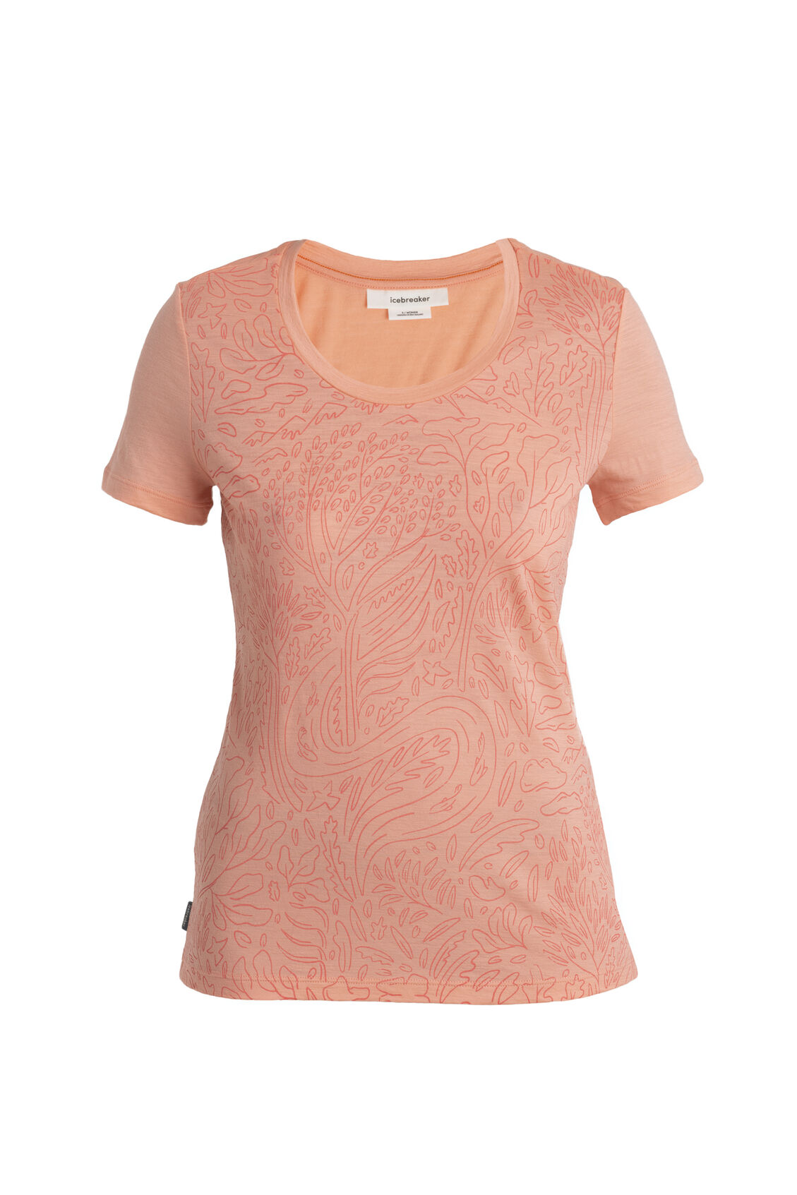 Women's Merino 150 Tech Lite III SS Scoop Tee Through the Woods