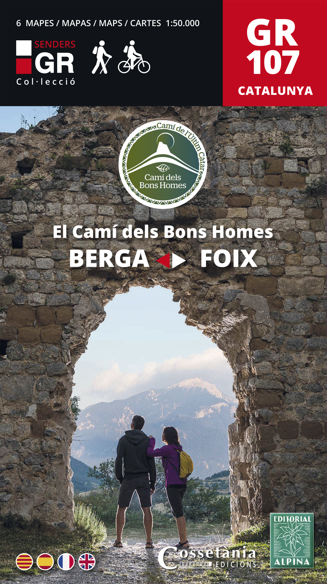 El Cami dels Bons Homes / Trail of the Cathars GR107 - 1/50
