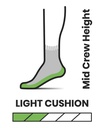Hike Light Cushion Mid Crew Socks