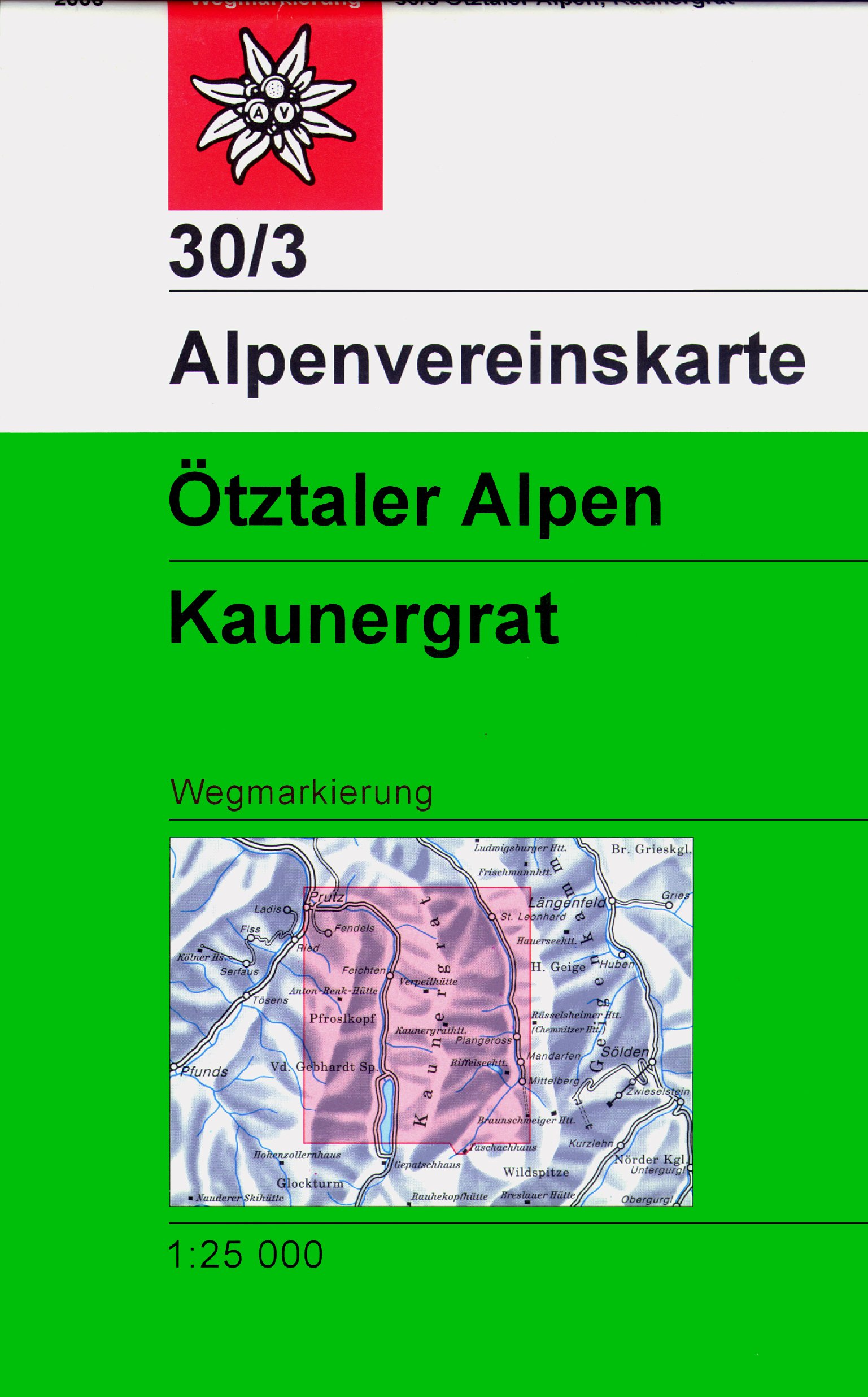 Ötztaler Alpen Kaunergrat 30/3 - 1/25