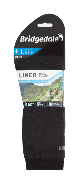 M's Liner Base Layer Coolmax Liner Boot X 2