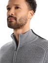 Men Lodge LS Half Zip Sweater