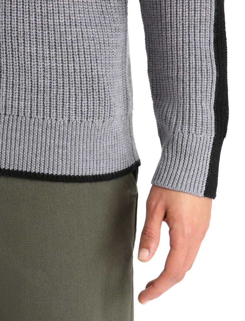 Men Lodge LS Half Zip Sweater