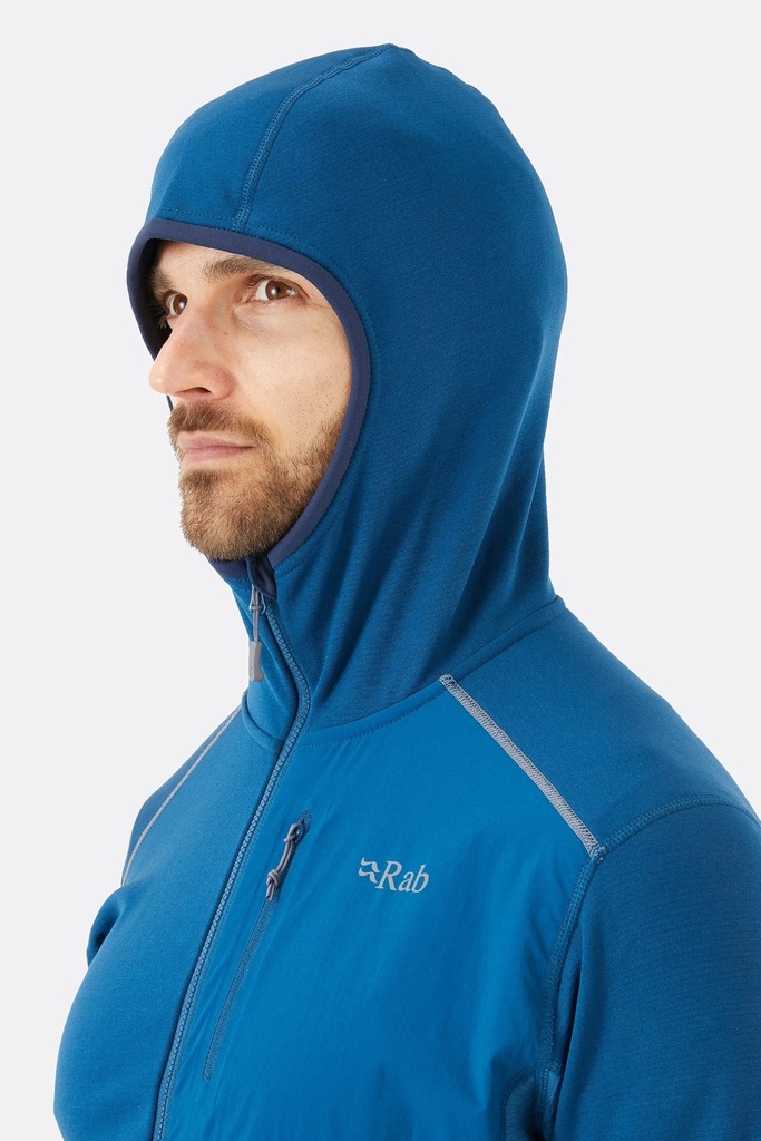 Syncrino Mid Fleece Hoody Heren