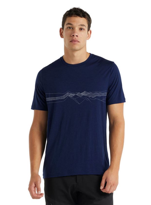 Men's Tech Lite II SS Tee Peak Patterns