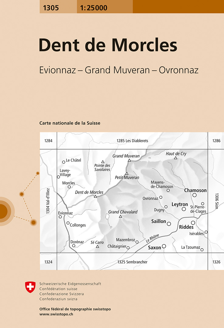 Dent de Morcles 1305 - 1/25