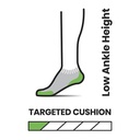 Run Targeted Cushion Low Ankle Socks