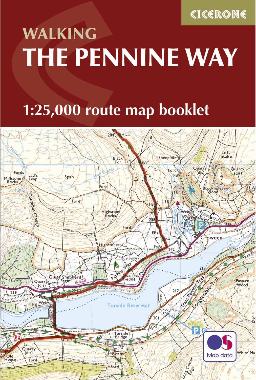 Pennine Way Map Booklet - 1/25