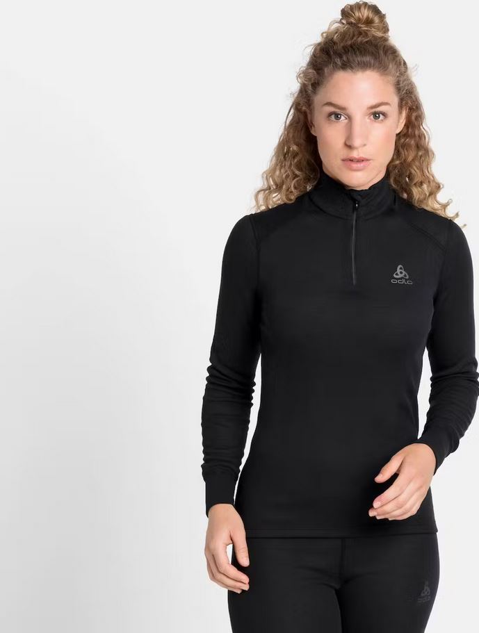 Women's Active Warm Half-Zip Turtleneck LS Baselayer