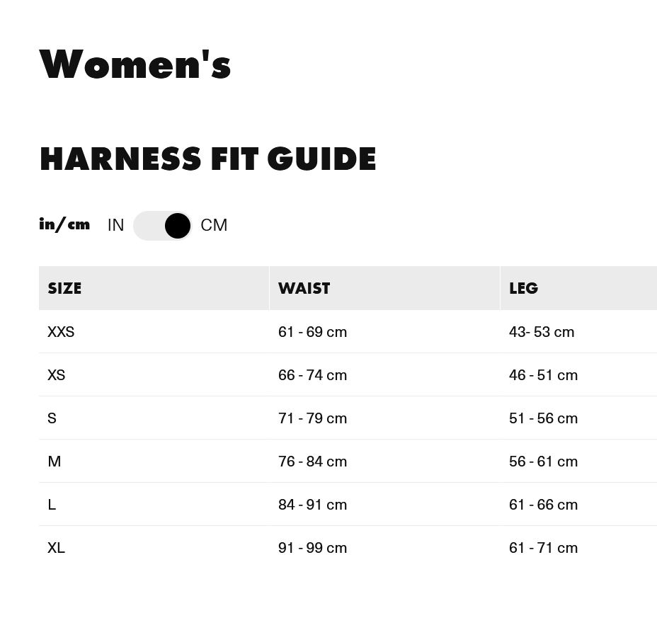 Women's Solution Harness