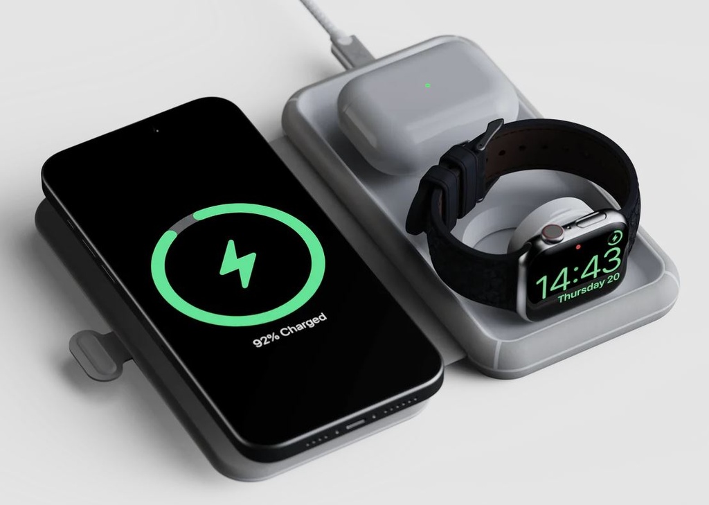 Foldable Wireless Travel Charger 3in1