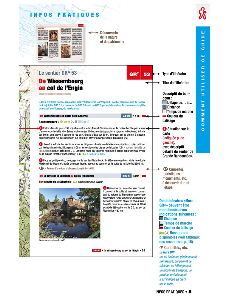 502 Traversée du Massif des Vosges - Vogezen GR5 - GR53