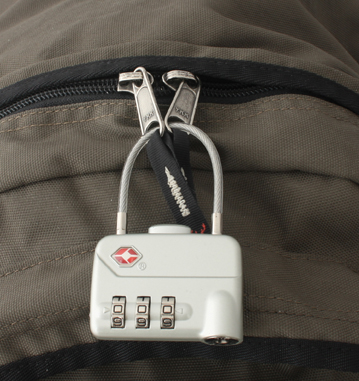 Cijferslot met Kabel TSA