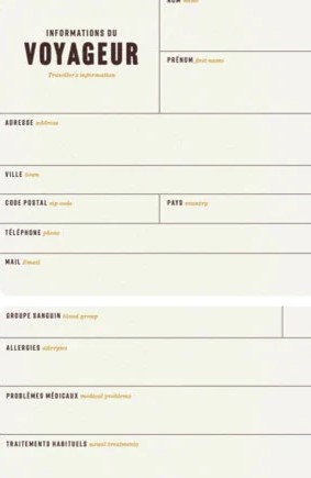 Carnet Tour du Monde - Wereldreis Dagboek