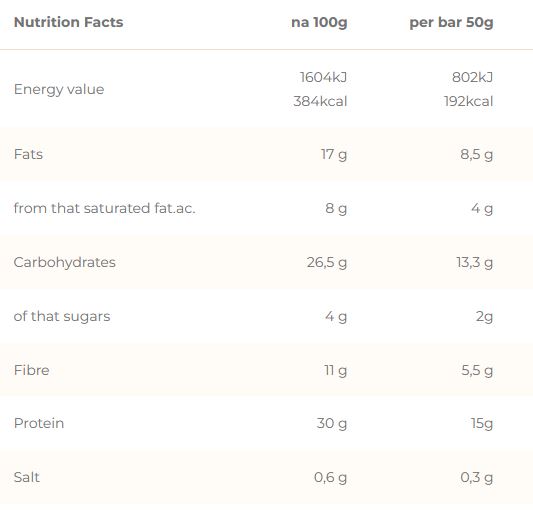 Organic Protein Bar - Salty Caramel - 50g