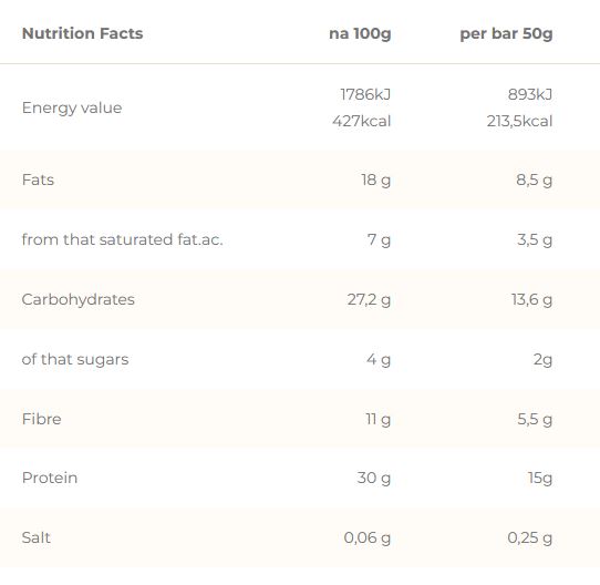 Organic Protein Bar - Cocoa & Coconut - 50g