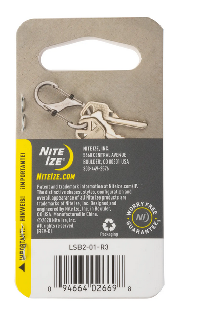 Karabijnhaak S-Biner SlideLock 2 - Max 4,5 kg