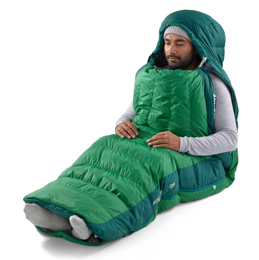 Ascent -1C/30F Down Sleeping Bag Long