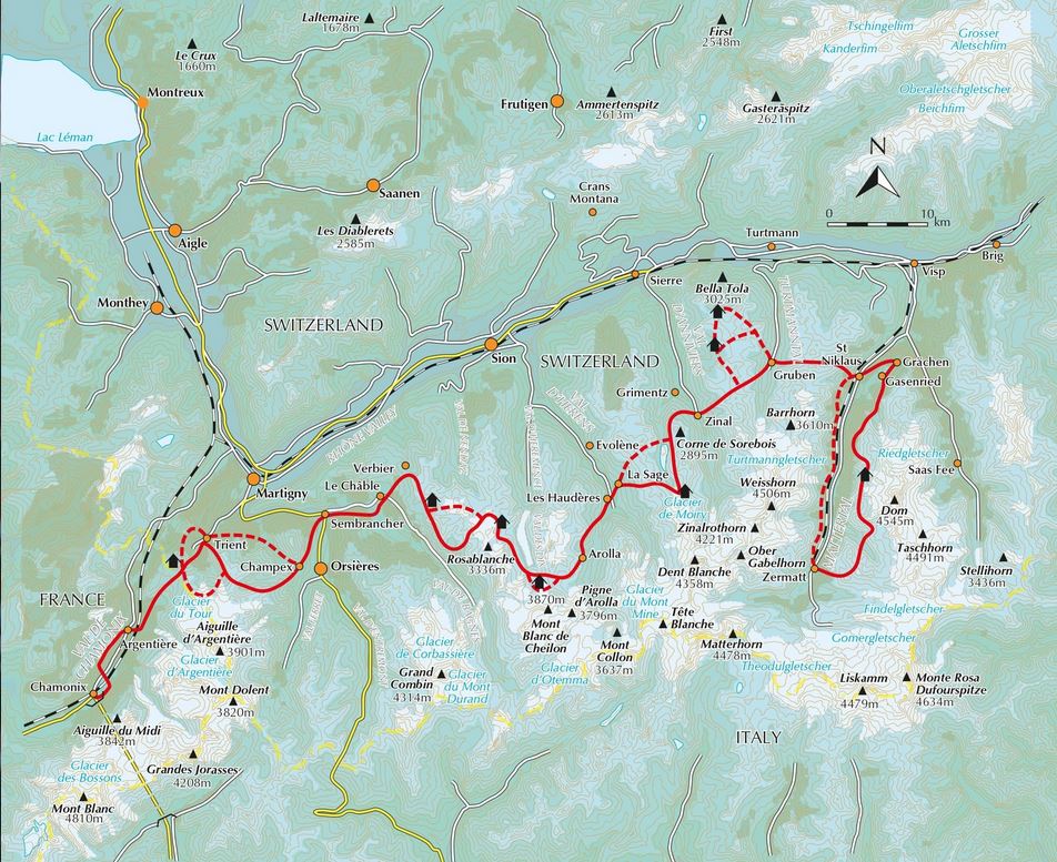 Chamonix to Zermatt the classic walker's haute route