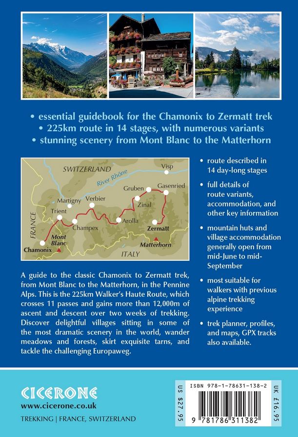 Chamonix to Zermatt the classic walker's haute route