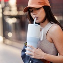 Geisoleerde Beker met Flip-Rietjes -Deksel, 1065ml/36oz