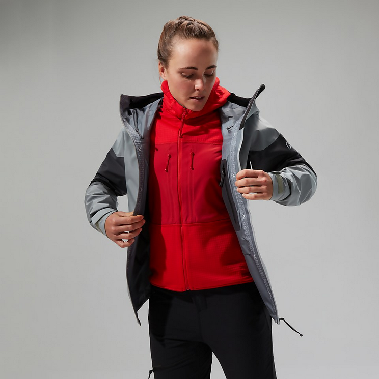W MTN Guide Alpine Pro Jkt - Monument/Grey Pinstripe - 12