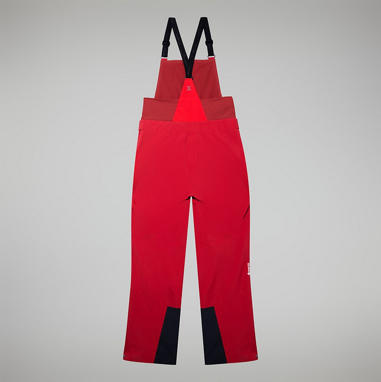 W MTN Arete Descend GTX Bib Pants - Red Dahlia/Goji Berry - 12