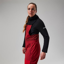 W MTN Arete Descend GTX Bib Pants - Red Dahlia/Goji Berry - 12