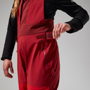 W MTN Arete Descend GTX Bib Pants - Red Dahlia/Goji Berry - 12
