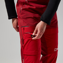 W MTN Arete Descend GTX Bib Pants - Red Dahlia/Goji Berry - 12