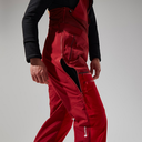 W MTN Arete Descend GTX Bib Pants - Red Dahlia/Goji Berry - 12