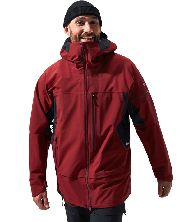 M MTN Arete Descend GTX Jkt - Syrah/Jet Black - M