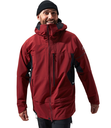 M MTN Arete Descend GTX Jkt - Syrah/Jet Black - M