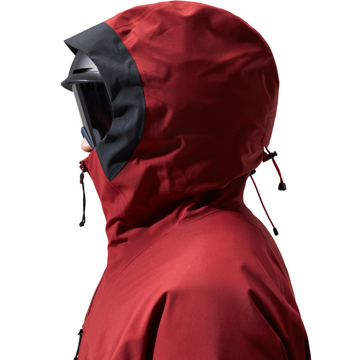M MTN Arete Descend GTX Jkt - Syrah/Jet Black - M