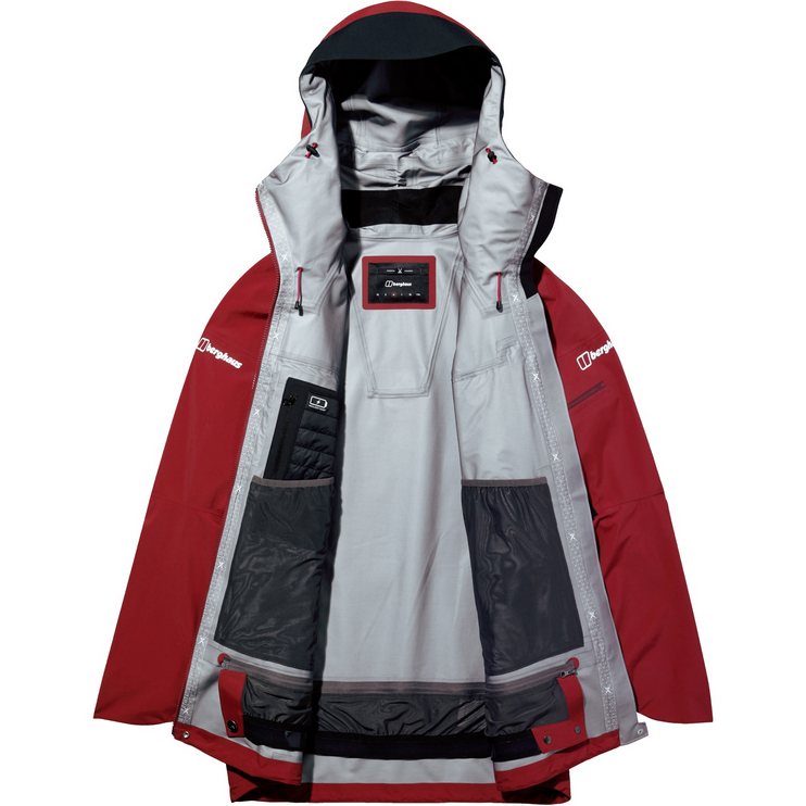 M MTN Arete Descend GTX Jkt - Syrah/Jet Black - M