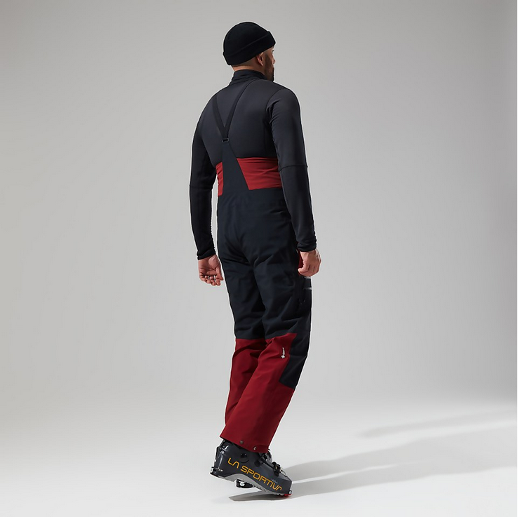 M MTN Arete Descend GTX Bib Pants - Syrah/Jet Black - M