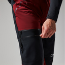 M MTN Arete Descend GTX Bib Pants - Syrah/Jet Black - M