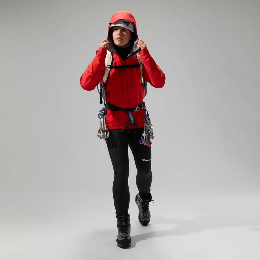 W MTN Guide Alpine Pro Jkt - Goji Berry/Haute Red - 12