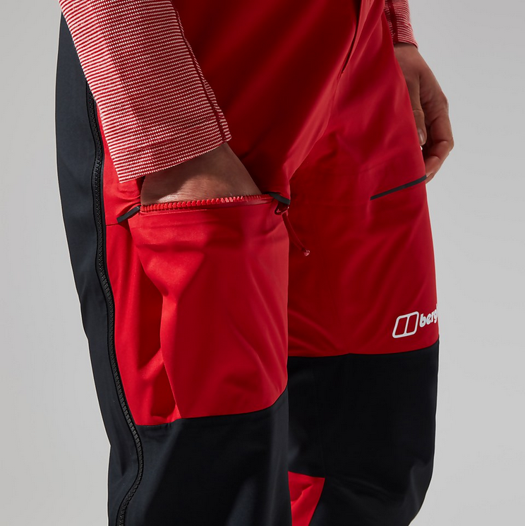 W MTN Guide GTX Pro Pant - Goji Berry/Jet Black - 12